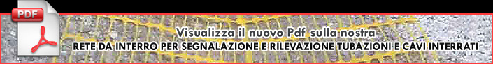 rete da interro e rete da scavi per segnalazione e rilevazione tubazioni e cavi interrati